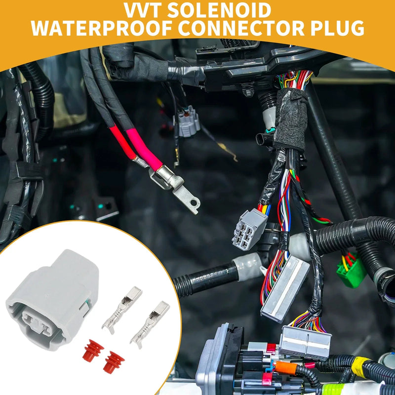 Toyota RAV4 2 x Pin VVT Solenoid Waterproof Connector Plug (2013–2018)