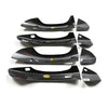 Audi A6 C8 S6 Q8 RSQ8 Real Carbon Fiber Exterior Door Handle Cover Trim fit