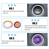 Dodge Charger Challenger Engine Push Start Stop Button Cover Kit (2015-2023)