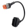 Harley Davidson 6Pin to OBD2 Diagnostic Tool Adapter Cable