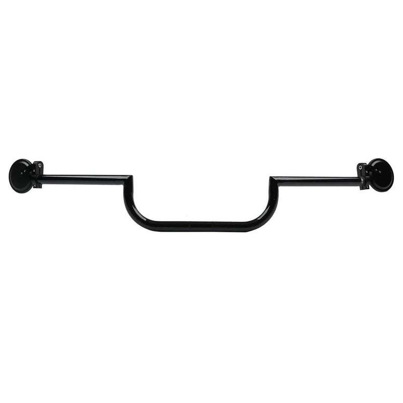 Cafe Racer Bobber Chopper Dyna 7/8" Black Handlebar & End Mirrors