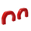 Dodge Ram 1500 2 x Red Front Tow Hook Hitch Covers (2019-2024)