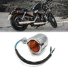 Harley Davidson 2 x Yellow Chrome Turn Signal Lamp Bulb