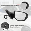 Honda Civic 3 Pin Right Side Exterior Door Mirror Assembly White (2016-2021)