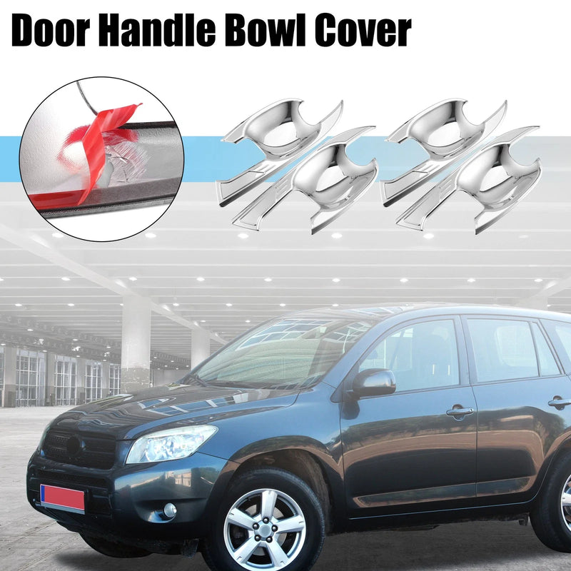 Toyota RAV4 Exterior Door Handle Bowl Cover Decor Trim / 4 Pcs /
