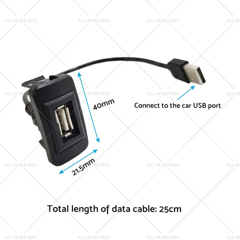 Toyota Hilux Prado Landcruiser 4Runner USB Passthrough (2003-2023)