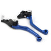 Honda XR250 XR400 Blue CNC Pivot Brake Clutch Levers (1995-2007)