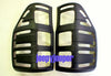 Ford Ranger Wildtrak Matte Black Rear Tail Light Covers (2011-2022)