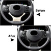 Lexus IS250 NX200 300h 4 Pcs Carbon Fiber Steering Wheel Cover Trim