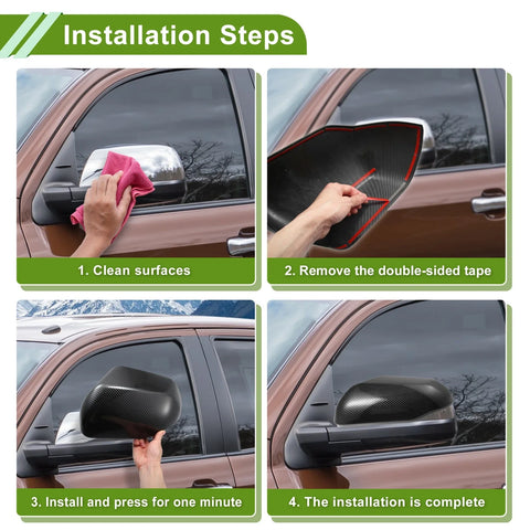 Chevrolet Colorado 1 Pair Mirror Cover Cap Gloss Black (2023 - 2025)