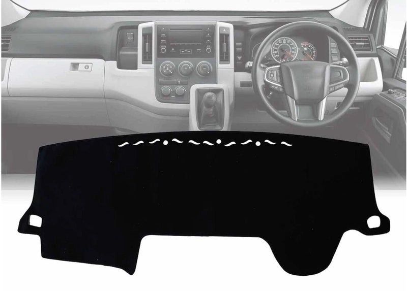 Toyota Hiace VAN GDH300R LWB 2019-2023 Black AU Non-Slip Dash Mat