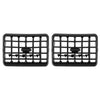Toyota Hilux Black Center Dash Air Vent Grilles (1997-2004)