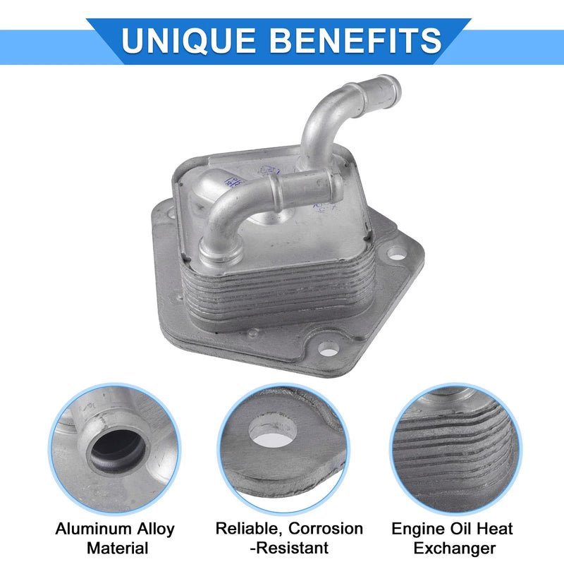 Honda Civic HR-V Engine Oil Cooler with Seals (2016-2023)
