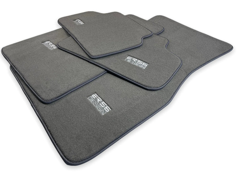 BMW 7 Series F02 Premium Gray Floor Mats (2010-2015)