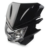 Universal Fit Street Fighter Dirt Bike Black Headlight Lamp Fairing Hi/Lo