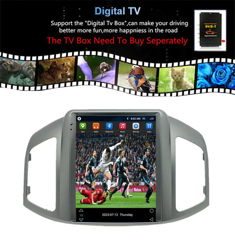 Chevrolet Captiva 9.7" Vertical Car Stereo Radio GPS (2011-2017)