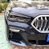 BMW X5 G05 X6 G06 (2019-2023) Gloss Black 2 x Headlight Eyelid Trim