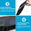 Hyundai Elantra Sedan 8x Black Pillar Post Covers (2017-2020)