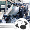 Motorcycle 2 x Rearview Mirrors 3" Round Folding Bar End Black