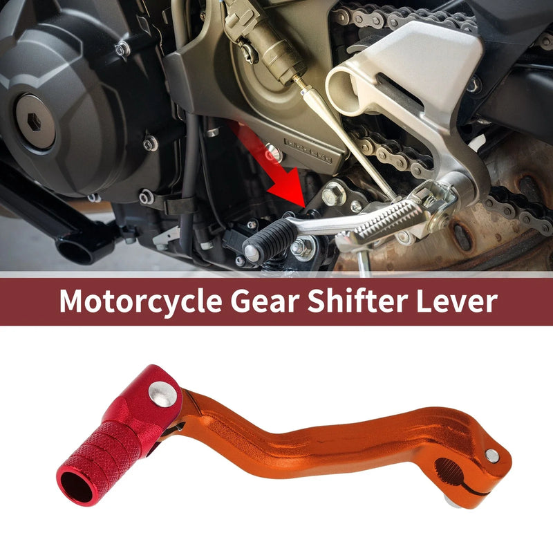 Bosuer M4 Folding Motorcycle Gear Shifter Lever Orange