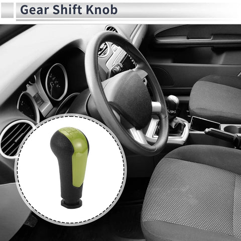 Chevrolet Spark Green Black Plastic 5-Speed Shift Knob