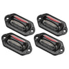 Car Truck Trailer 4Pcs 12-24V White & Red LED License Plate Tag Lights
