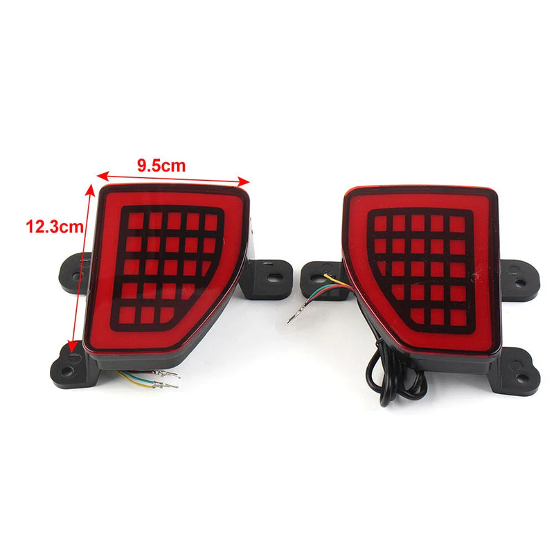 Jeep Wrangler LED Brake Tail Light Sequential Turn Signal Lamp (2018-2022)