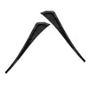 Universal Fit 2 x Gloss Black Side Window Fender Covers