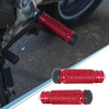 Motorcycle 1 Pair 6mm Aluminum Rearset Footrest Footpeg Red