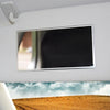 Vehicle Stick On Self Adhesive Sun Visor Glass Mirror Make Up Mirror