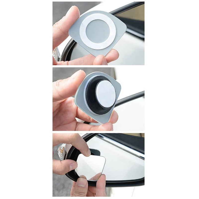 Enhanced Safety - Fits Most Vehicles 2 x Universal Car Blind Spot Mirrors