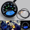 12000rpm Gauge Round Motorcycle LCD Digital Speedometer Tachometer Odometer