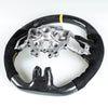 Ford Mustang EcoBoost Steering Wheel Carbon Fiber Suede Yellow (15-17)