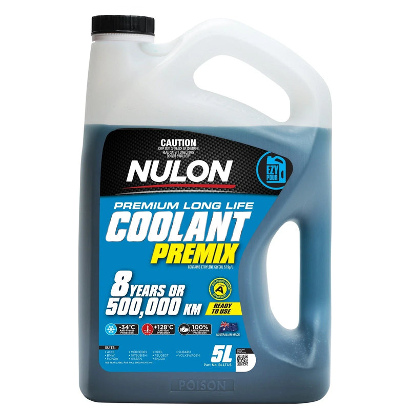 Coolant Premix 5L Blue Premium Long Life Antifreeze BLLTU