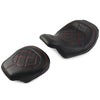 Harley Touring Road Glide (2009-2022) Red Suture Driver Passenger Seat