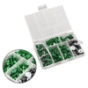 F2 158 Piece Green Aluminium Fairing Screw Trim Bolts Set