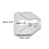 Subaru 4 x Door Lock Latch Covers Stainless Steel