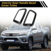 Toyota Tacoma Set Fiber Door Handle Bezel Cover Trims (2016–2023)