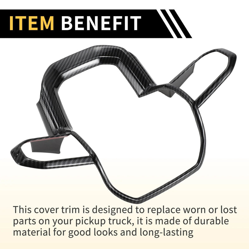 Chevy Colorado Steering Wheel Cover Trims Carbon Fiber Pattern (23 - 24)