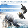 Yamaha 1/4" Marine Fuel Line Connector
