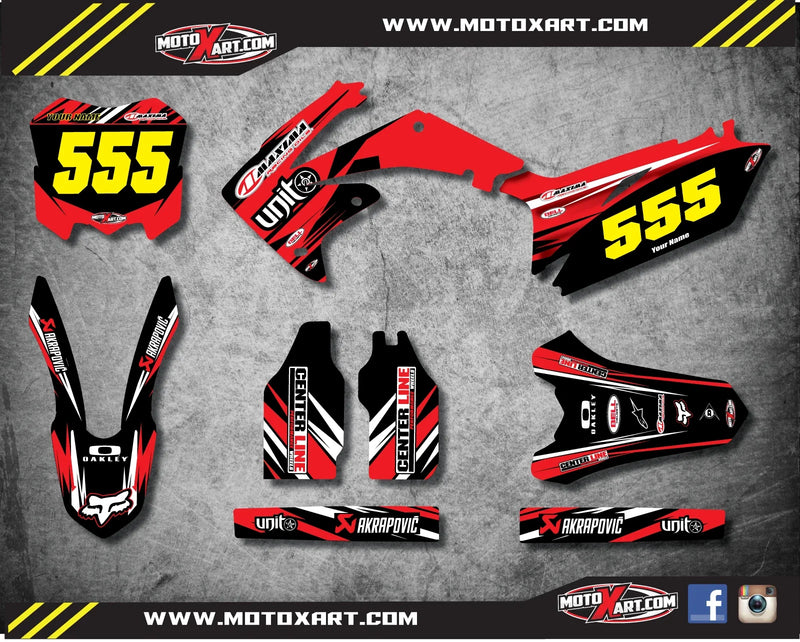 Honda CRF 250 (2010-2013) - DIGGER Style Stickers Custom Graphic Kit