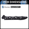 BMW 550i 1 x Left Front Bumper Retainer Bracket (2008-2010)