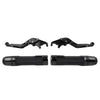Yamaha YZF R1 Black Extendable Brake Clutch Lever Grip Set (2009-2014)