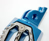 Honda CRF250 CNC Blue Stainless Foot Pegs (2004-2023)