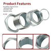 Honda TRX250X Axle Lock Jam Sleeve Nut Bolt Clip (1987–1992)