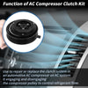 Chrysler Pacifica Voyager Air Conditioner AC Compressor Clutch Kit