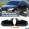 BMW 525i 528i 530i 535i 550i Door Rearview Mirror Cover Cap Gloss Black