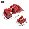 Jeep Wrangler JK (2011-2018) - 1 Pair Red Locking Covers Hood Latches