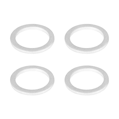 10 x M18 Silver Tone Oil Drain Plug Gaskets for Toyota (90430-18008)
