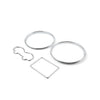VW Golf MK4, Passat B5, T4, Jetta 4 Speedometer Gauge Dial Trim Rings (1997-2006)